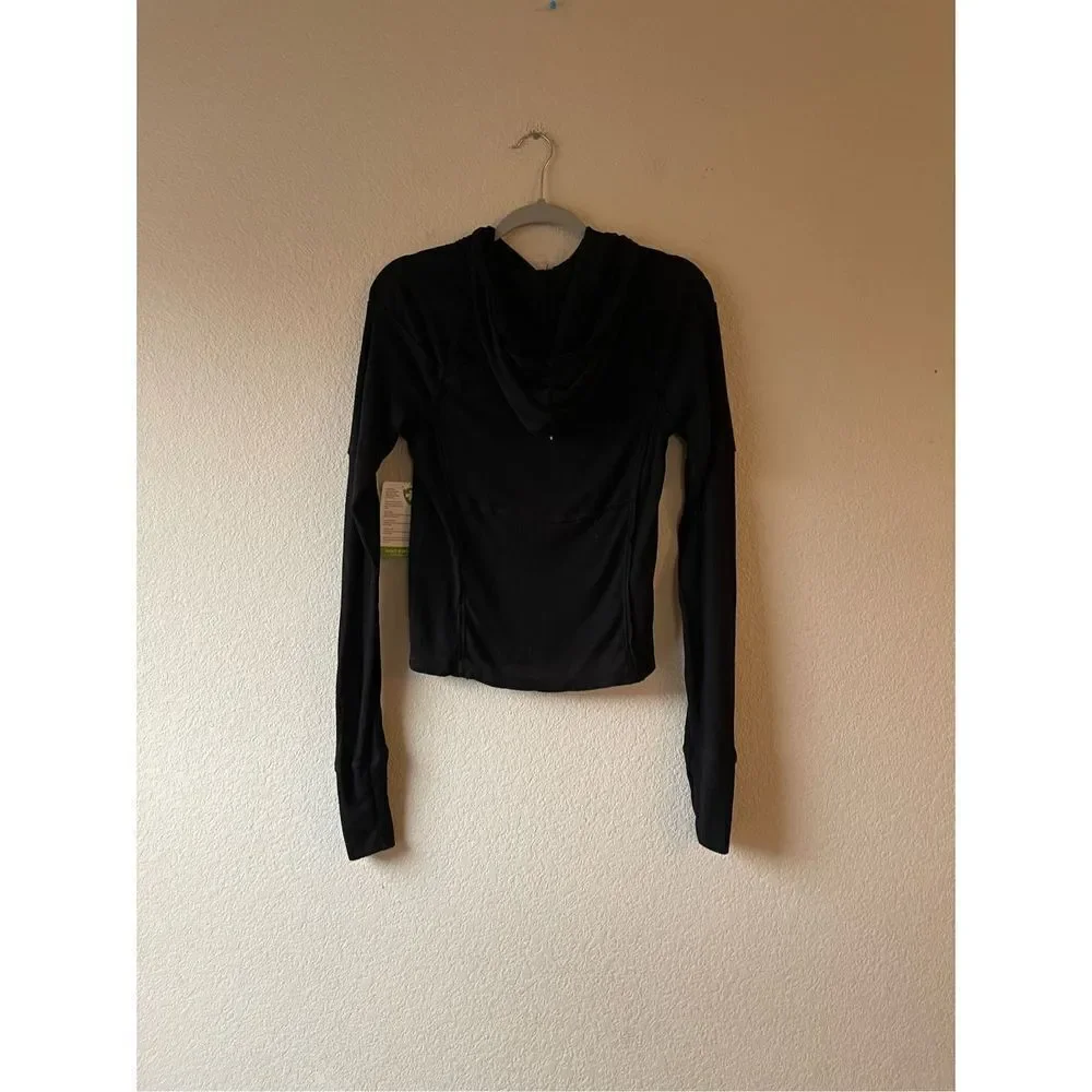 NWT free people movement ribbed cropped hoodie size‎ small
